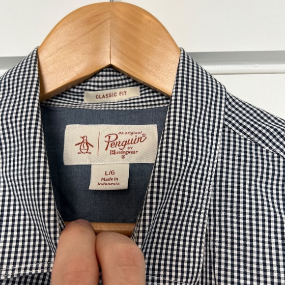 Penguin Button Down Shirt Men's Large - Picture 4 of 4